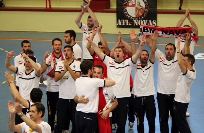 Foto: BalonmanoNava - Los campeones. 